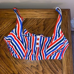 Xhilaration striped bikini top